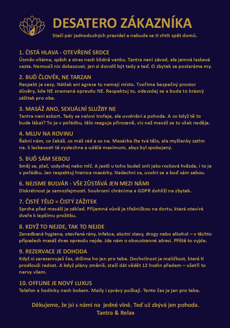 Desatero zákazníka